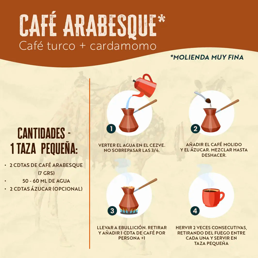 Caja Turco Arabesque - 6 x 500 g