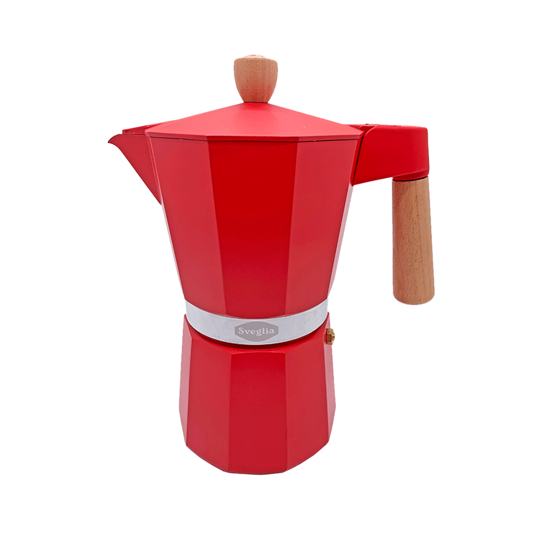 Caja - Cafetera Moka 9 Tazas - 6 unidades