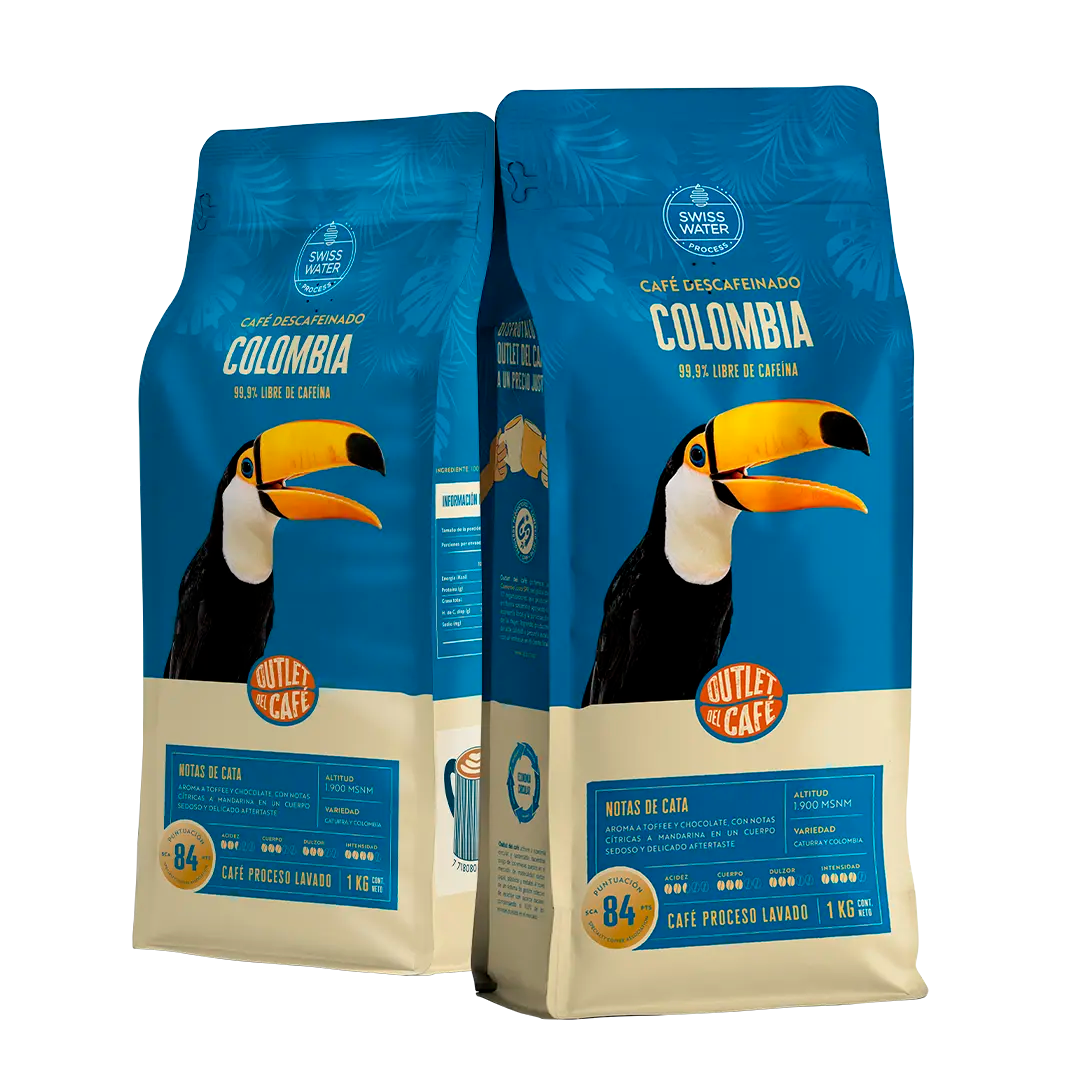 Pack Duo - 2 Kilos - Descafeinado 99% Libre Cafeína