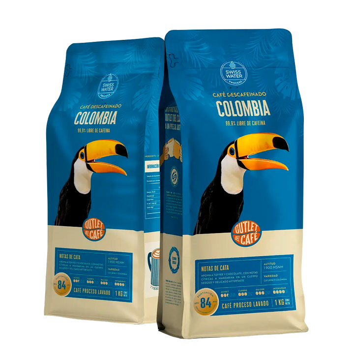Pack Duo - 2 Kilos - Descafeinado 99% Libre Cafeína