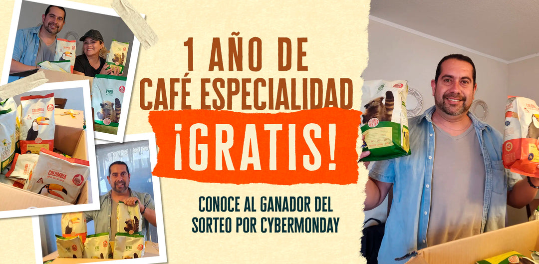 ¡Ya tenemos un nuevo ganador de un año de café de Especialidad gratis!