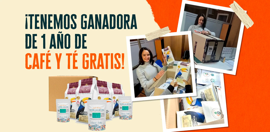 ¡Se ganó 1  año de café y té! Tu puedes ser el próximo