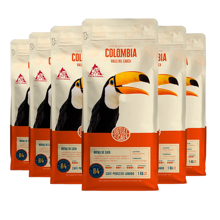 Caja Colombia Excelso - 6 x 1 Kg