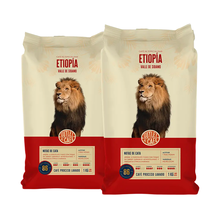 Pack Duo - 2 Kilos - Etiopía Sidamo