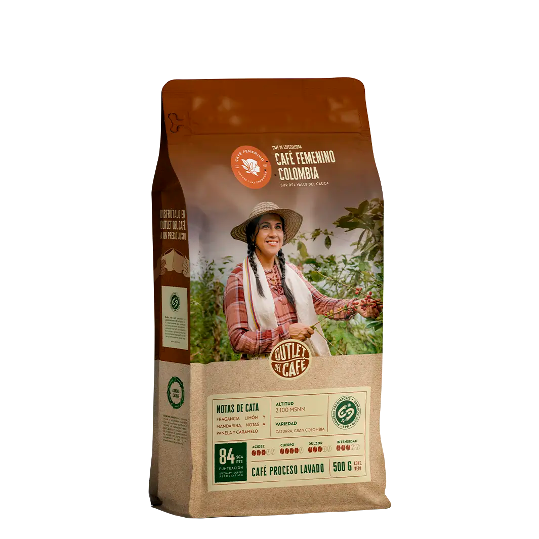 Café Femenino Colombia - Sostenible - 500g