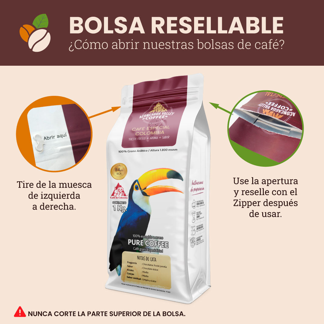 Caja Colombia Excelso - 6 x 1 Kg