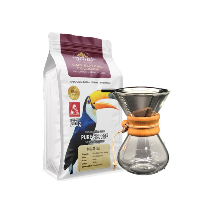 CoffeePOT + Café Colombia 500grs
