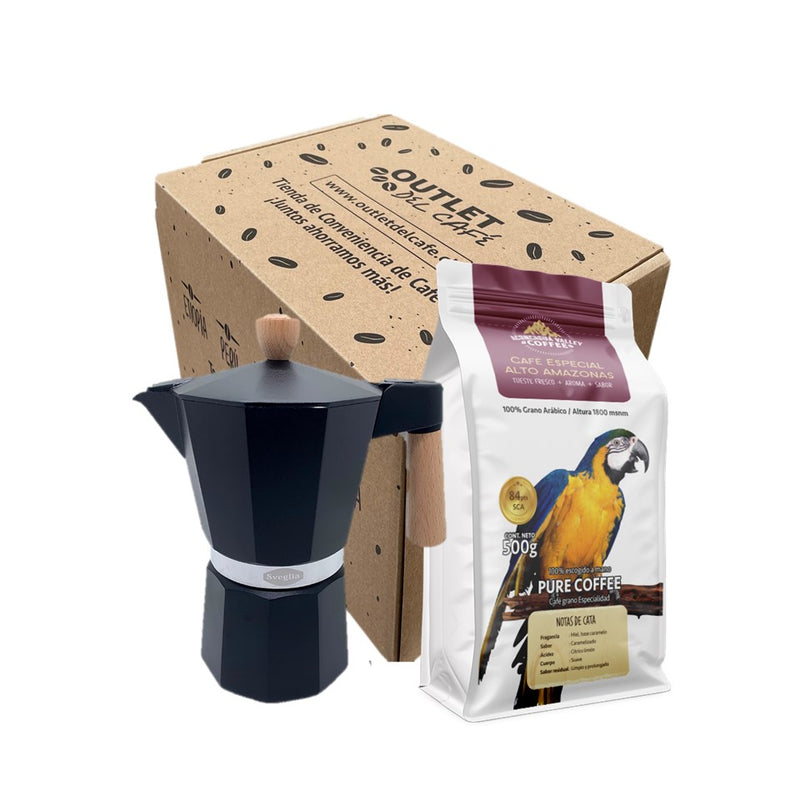 Moka 6T + 500g Café