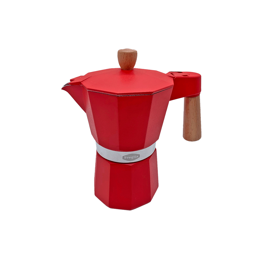 Cafetera Moka individual - 3 Tazas - Unidad
