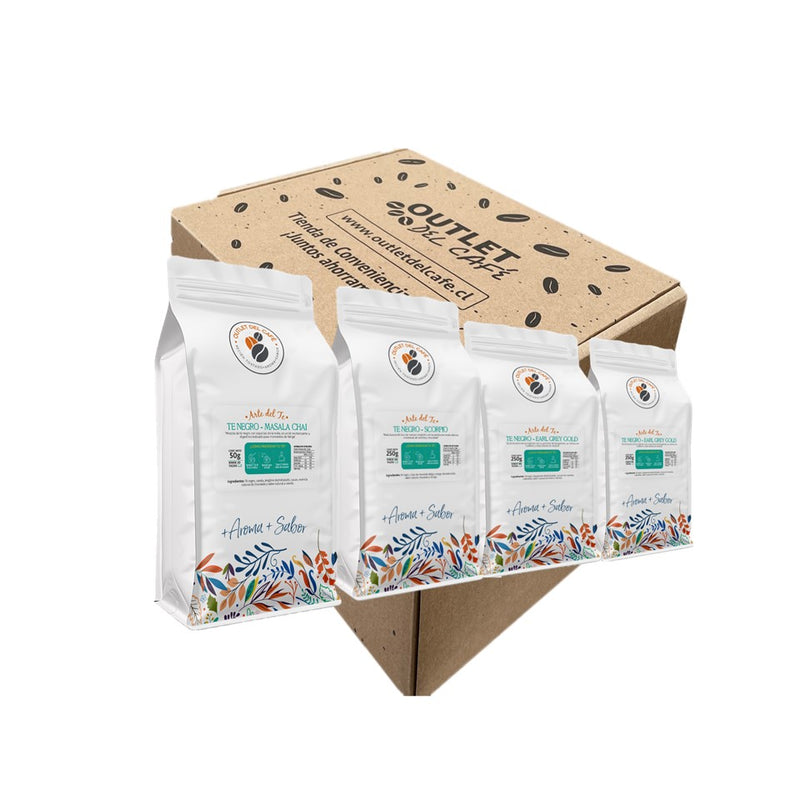 PACK "A" Degustación Té Gourmet 4 x 50 g Total 200 g