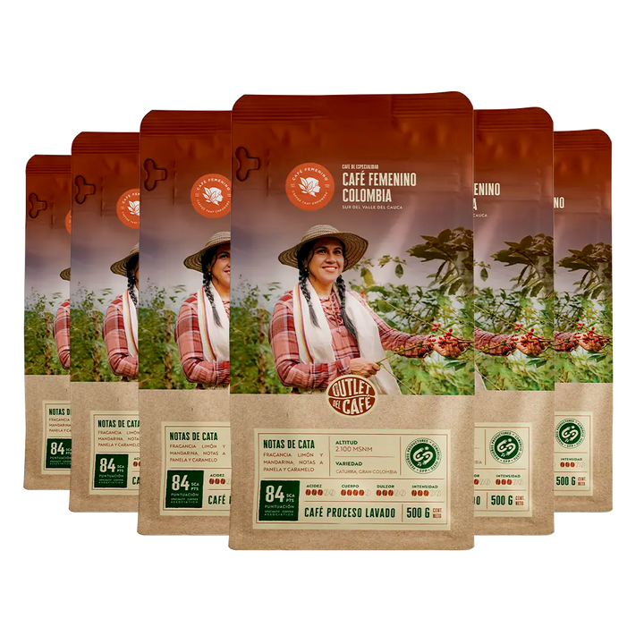 Caja Femenino Convencional Colombia - 6 x 500 g