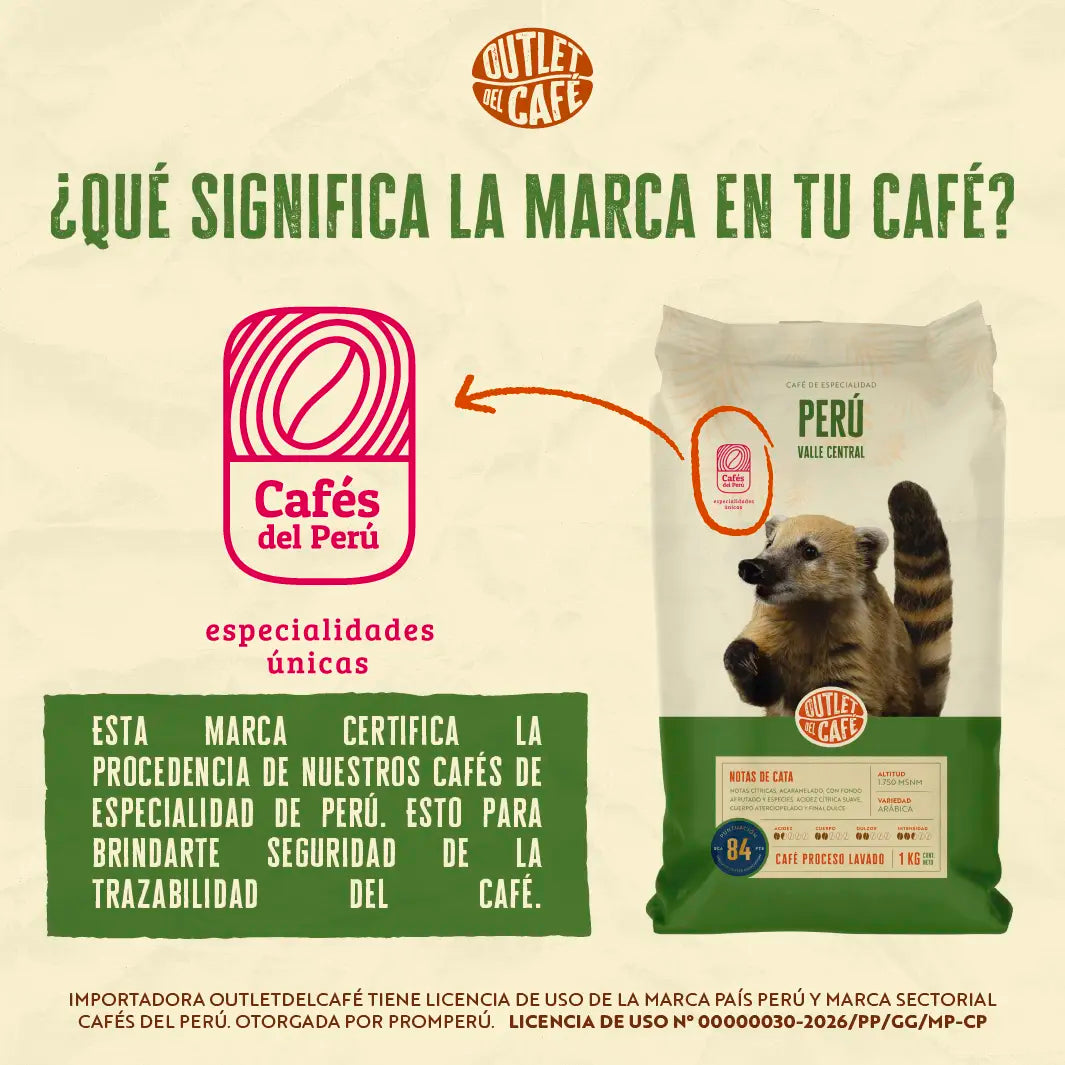 Perú Valle Central - Proceso Natural - 1 Kilo