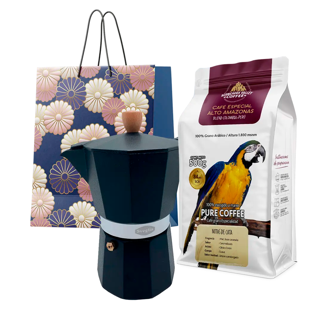 Pack Regalo - Alto Amazonas 500g + Moka 6T