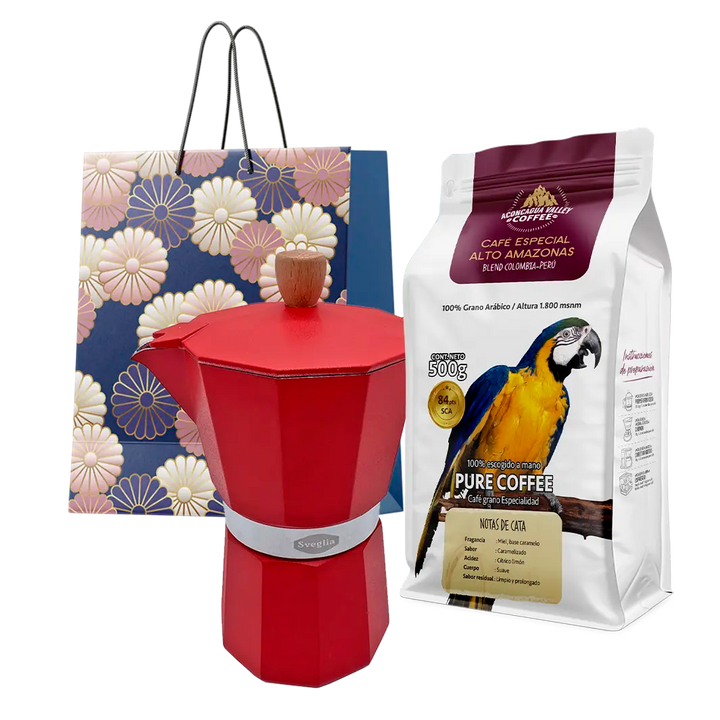 Pack Regalo - Alto Amazonas 500g + Moka 6T