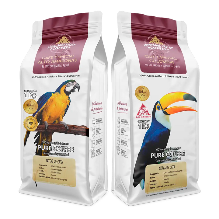 Pack Duo - 2 kilos - Alto Amazonas + Colombia