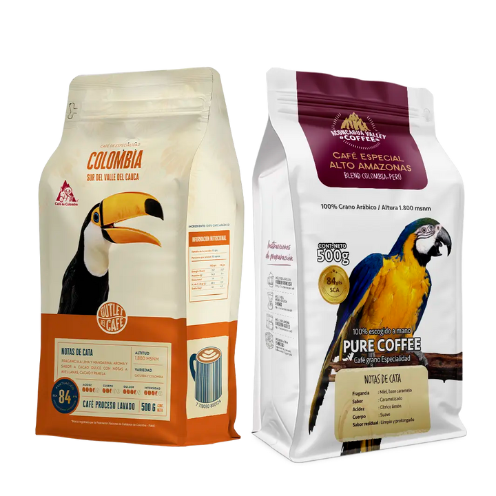 Pack - Colombia + Alto Amazonas - 500 g c/u