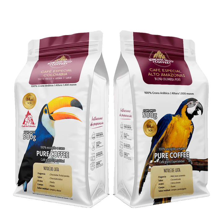 Pack - Colombia + Alto Amazonas - 500 g c/u