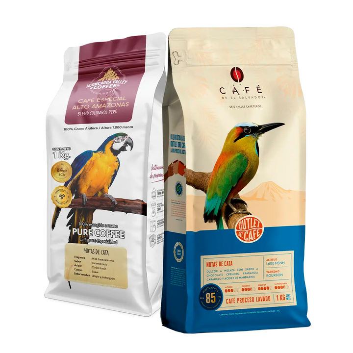 Pack Duo - 2 kilos - Alto Amazonas + El Salvador