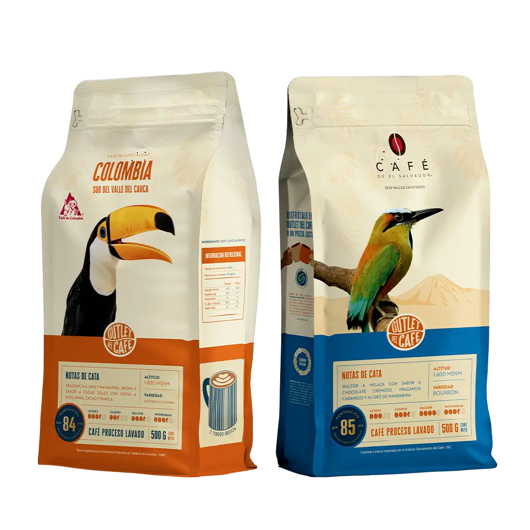 Pack - El Salvador + Colombia - 500 g c/u – OutletdelCafe