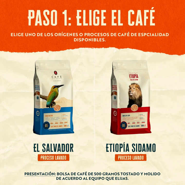 Regalo Corporativo - Pack Equipo + Café Molido 500g