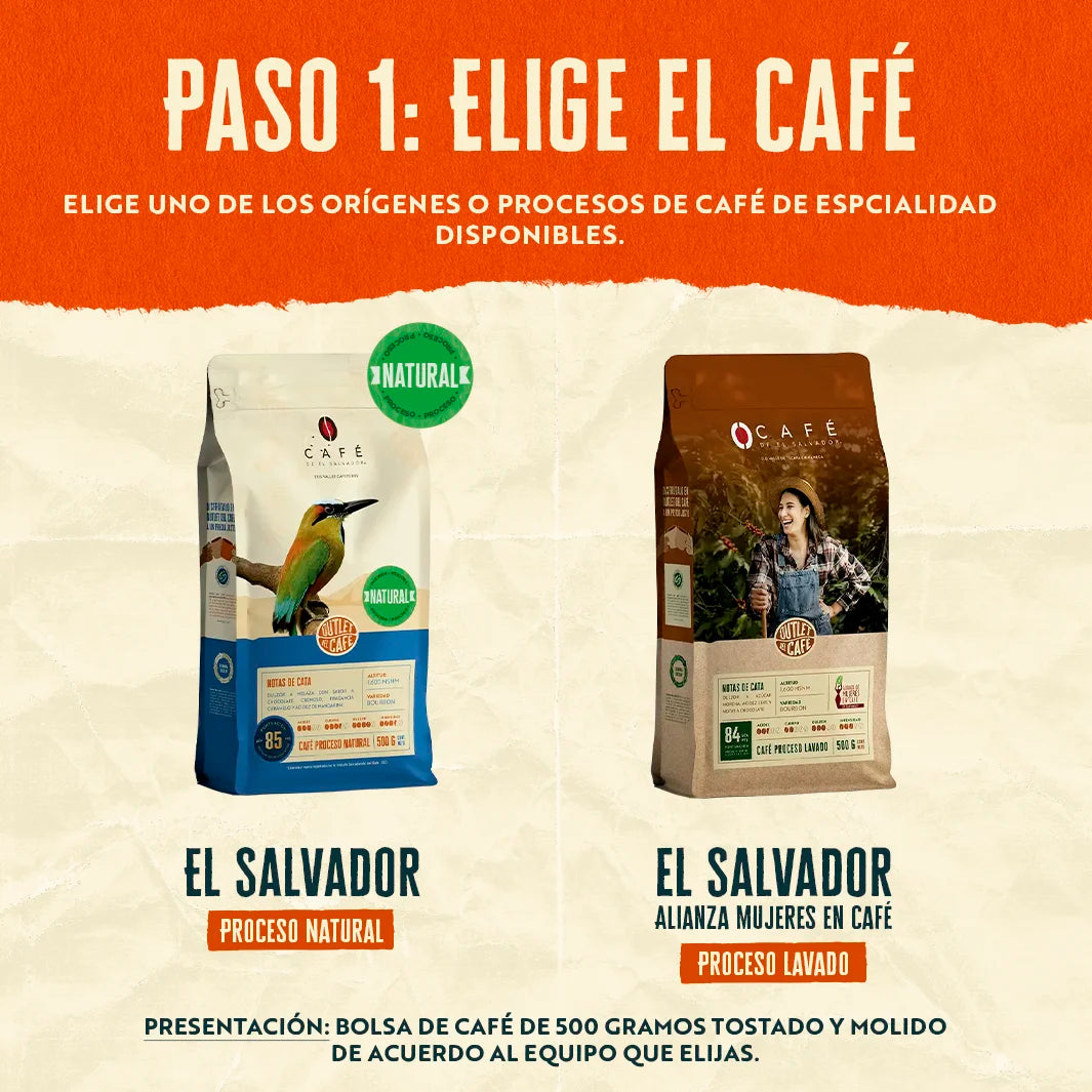 Regalo Corporativo - Pack Equipo + Café Molido 500g