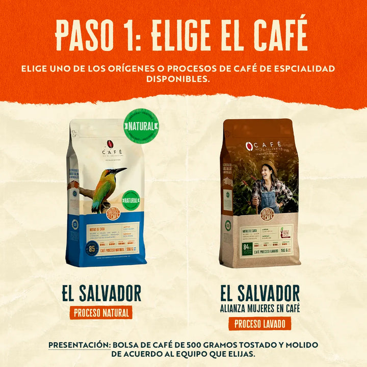 Regalo Corporativo - Pack Equipo + Café Molido 500g