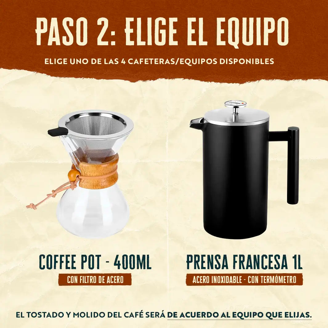 Regalo Corporativo - Pack Equipo + Café Molido 500g