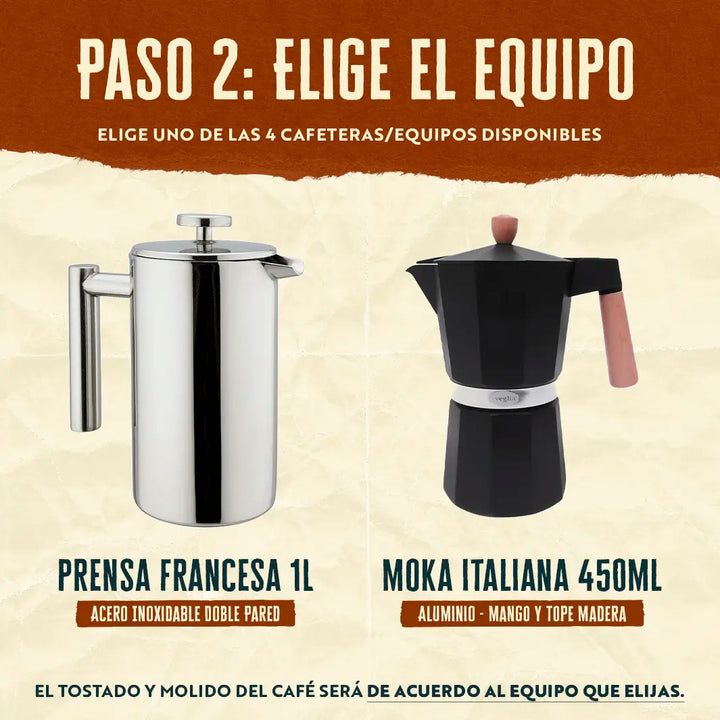 Regalo Corporativo - Pack Equipo + Café Molido 500g