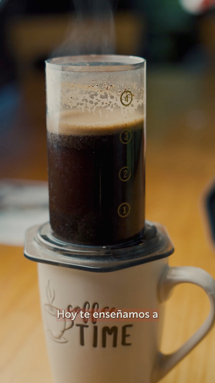 Box Aventurero Aerobie + tetera + café