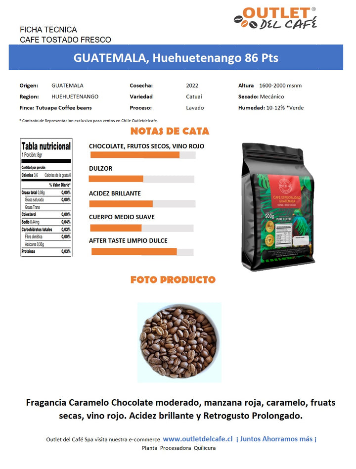 Aerobie + Café Guatemala 500grs