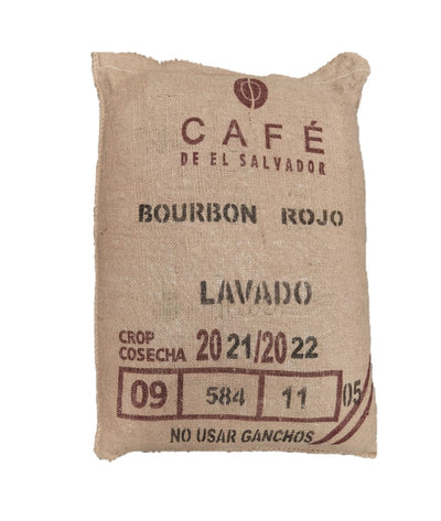 Café Verde BOURBON ROJO El SALVADOR saco 69 kilos