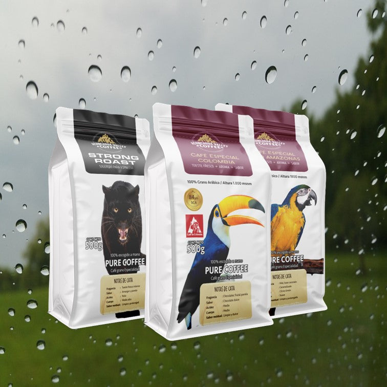 Triple PACK 500g Tueste Italiano " Strong Roast  - Colombia - AltoAmazonas"