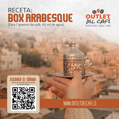Triple PACK  500g ARABESQUE CAFE MOLIDO TURCO con Cardamomo